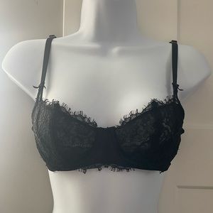 Victoria’s Secret Black Unlined Balconette Bra